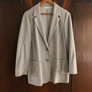 Grey Two Button Blazer